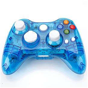 Controle Xbox 360 Sem Fio Led Azul - Pro50