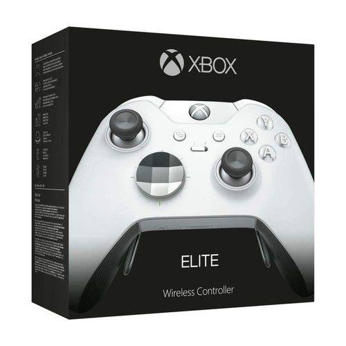 Tudo sobre 'Controle Xbox One Elite Wireless Platinum White - Microsoft'