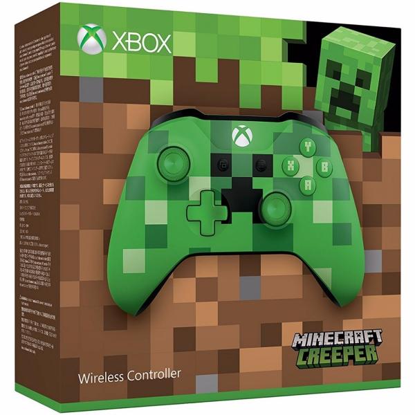 Controle Xbox One Minecraft Creeper Sem Fio Microsoft
