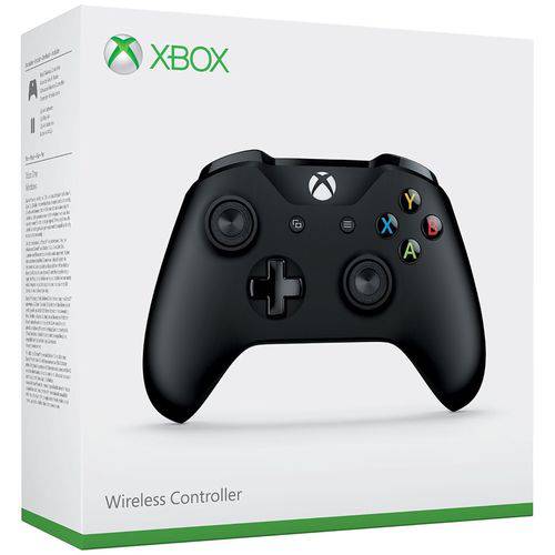 Controle Xbox One S Bluetooth Sem Fio Conector P2 Preto - Microsoft