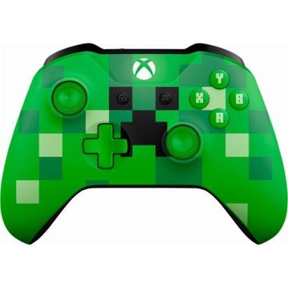 Controle Xbox One S Microsoft Wireless Bluetooth Minecraft Creeper