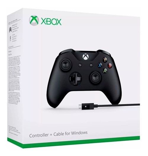 Controle Xbox One S - Preto Original + Cabo