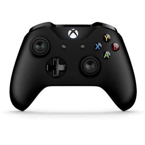 Controle Xbox One S Wireless Black Slim Preto