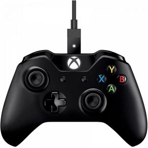 Controle Xbox One Sem Fio + Cabo para Windows - Microsoft