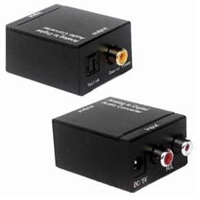 Conversor Audio Optico Digital Coaxial para Rca Analogico