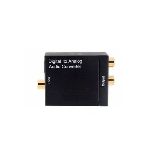 Conversor Áudio Ótico e Coaxial Digital para RCA Analógico