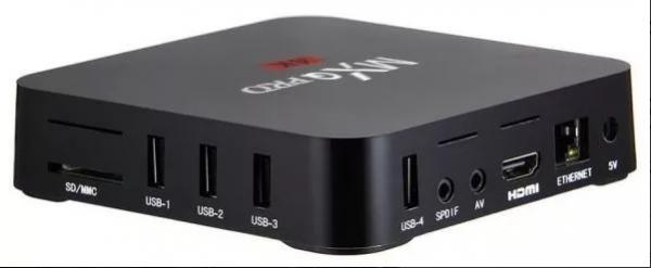 Conversor Box Mxq Pro Converte em Smart Tv Hd 4k - American