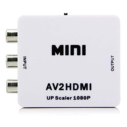 Conversor de AV RCA Audio Video P/HDMI Full HD 1080p AV2HDMI