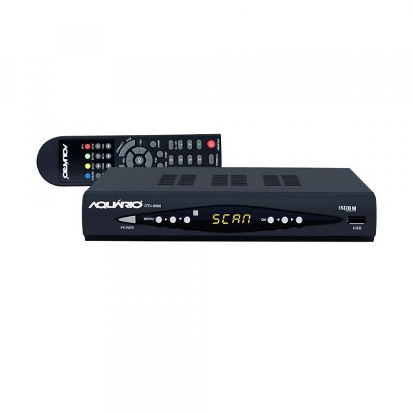 Conversor de Tv Digital e Gravador, Full HD DTV-8000 - Aquário