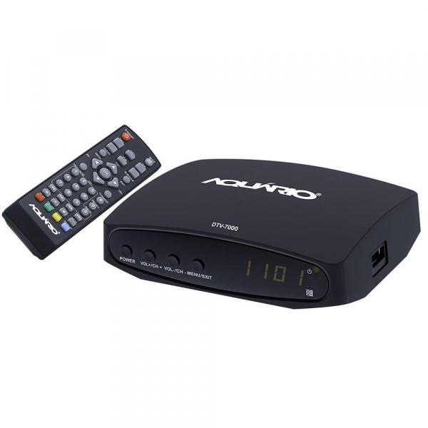 Conversor Digital Aquário DTV-7000, Full HD, HDMI, USB