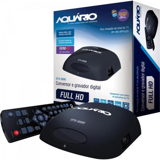 Conversor Digital Aquario DTV5000 S/C