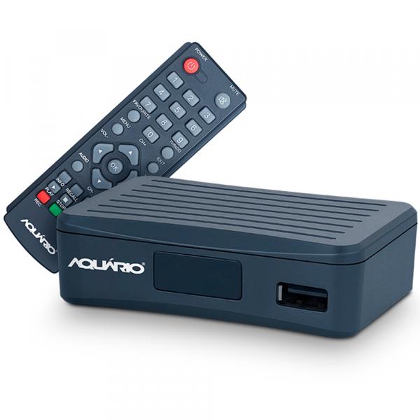 Conversor Digital e Gravador Mini Dtv- 4000 Aquário Full HD