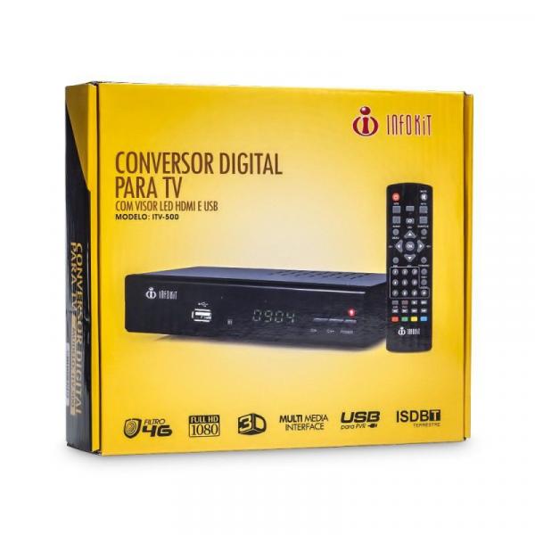 Conversor Digital P/ TV Infokit ITV-500