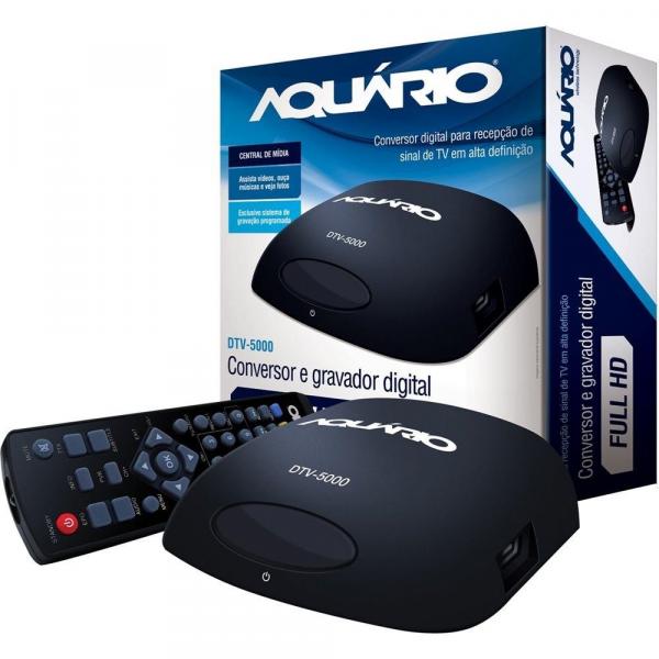 Conversor Digital para Tv com Gravador-DTV-5000-Aquario