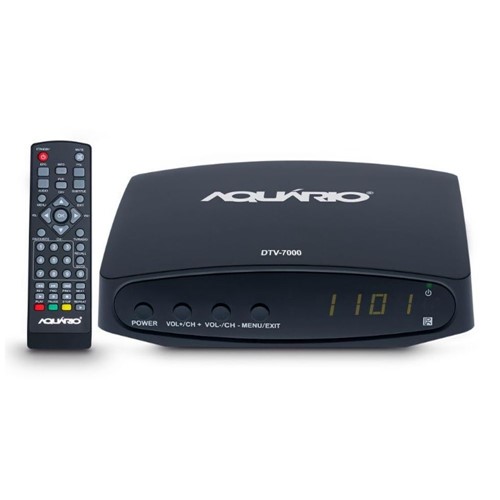 Conversor Digital para Tv com Gravador-DTV-7000-Aquário