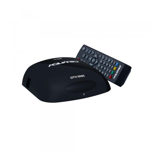 Conversor de Tv Digital e Gravador, Full HD DTV-5000 - Aquário