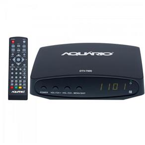 Conversor e Gravador Digital FULL HD DTV7000 Preto Aquario