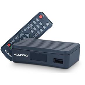 Conversor e Gravador Digital HDTV Aquário DTV-4000S - Full HD - com Controle Remoto - USB, HDMI, RCA