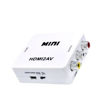 Tudo sobre 'Conversor Hdmi para Áudio e Vídeo Rca Av HDMI2AV C/ Áudio - Mxt'