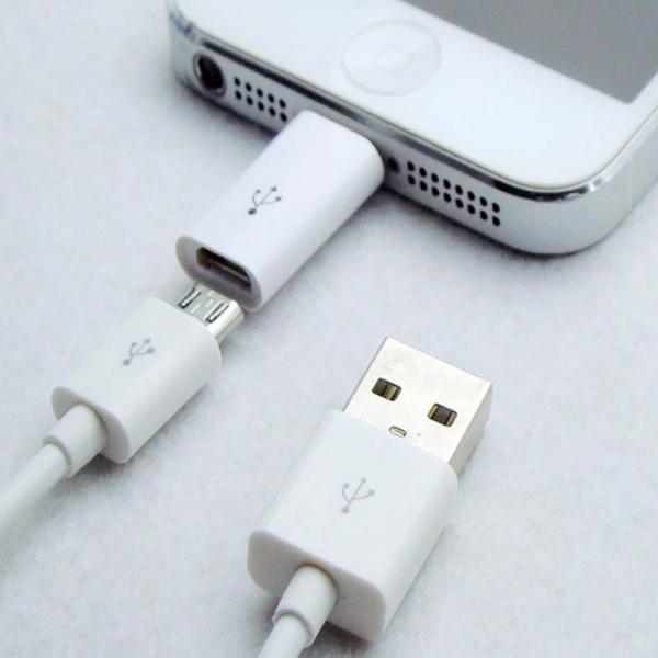 Conversor Lightning Comtac para Micro USB Apple