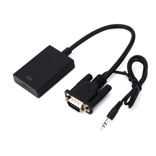 Conversor VGA para HDMI com Áudio USB - Ld Cabos