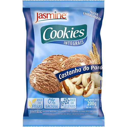 Cookie Castanha do Pará 200g - Jasmine