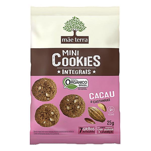Cookies Integrais Mãe Terra Orgânico Cacau e Castanhas - Mae Terra
