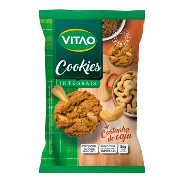 Cookies Integrais Vitao Castanha de Cajú 80g