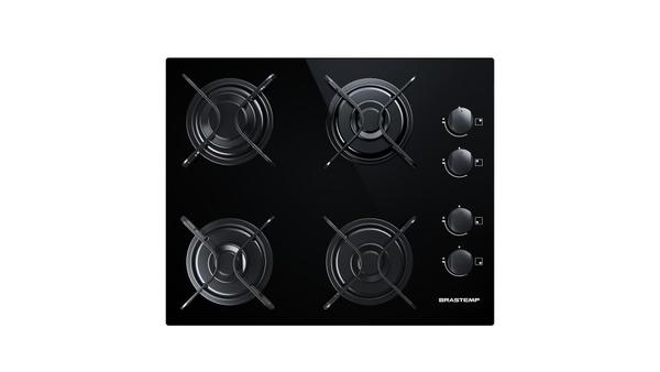 Cooktop 4 Bocas Brastemp com Grades Piatina e Acendimento Automático - BDD61AE