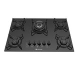 Cooktop Á Gás 5 Bocas Atlas Agile Tripla Chamas Preto 1313001