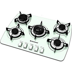 Tudo sobre 'Cooktop a Gás Continental 5 Bocas CIT74220BD Branco'