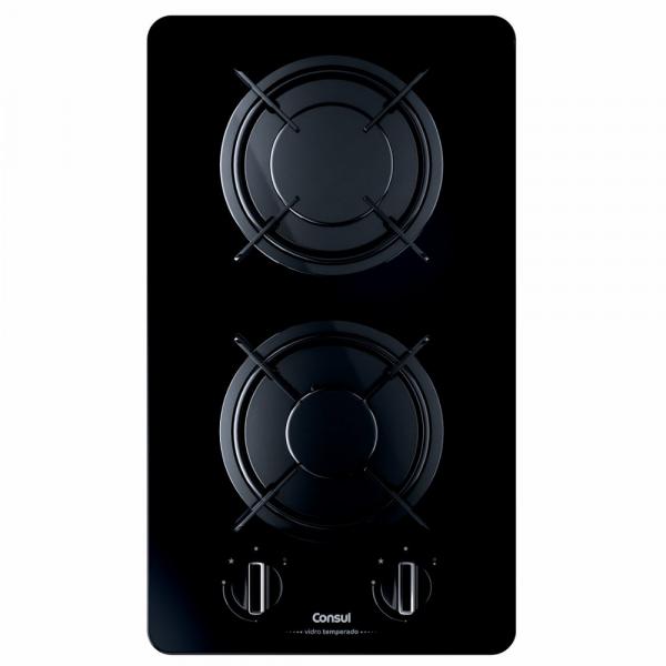 Cooktop Consul DC31AE 2 Bocas com Mesa de Vidro