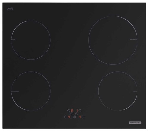 Cooktop New Square Touch B 4Ei 60 220V Tramontina