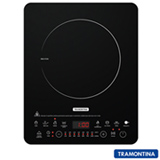 Cooktop por Indução Mono Slim EI30 Tramontina Vitrocerâmico, 01 Boca e Painel Touch, Preto - 94714