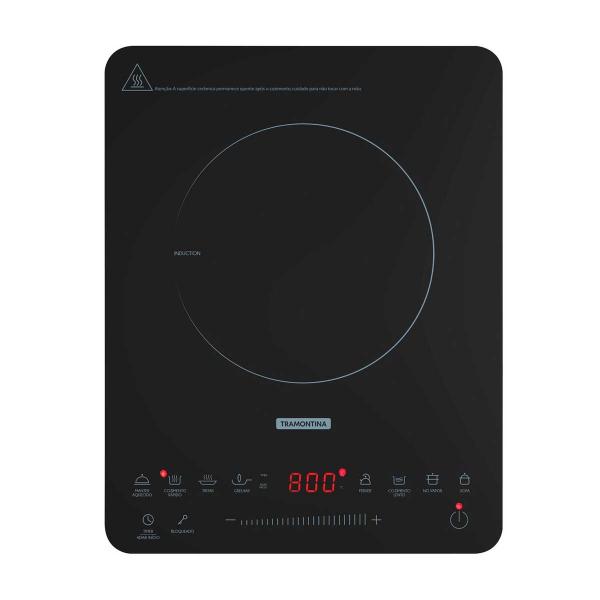 Cooktop Portátil Indução Tramontina Slim Touch EI 30 com 1 Área de Aquecimento e Comando Touch 220V