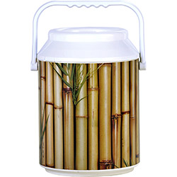 Cooler 12 Latas Bambu Verde Anabell Coolers