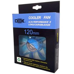 Cooler Fan 120mm DEX com Led Azul 2136