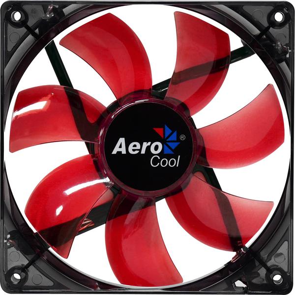 Cooler Fan 12Cm Red Led En51363 Vermelho - Aerocool
