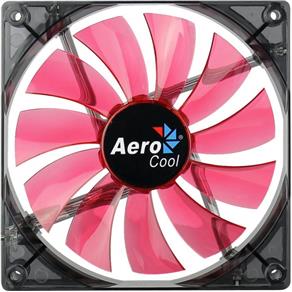 Cooler Fan Lightning 14cm RED LED EN51370 Vermelho - AEROCOOL