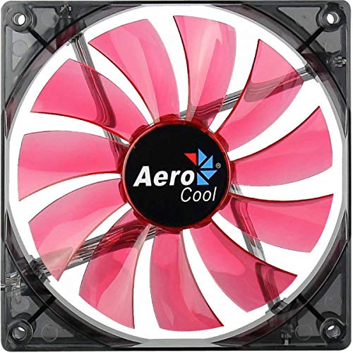 Cooler Fan Lightning 14cm Red LED EN51370 Vermelho Aerocool