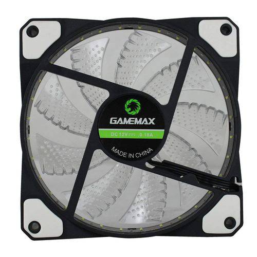 Cooler Fan P/gabinete 120x120x25 32 Leds Branco Gmx-gf12w Gamemax