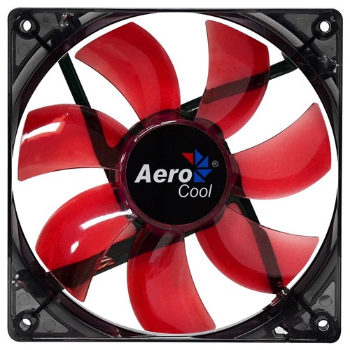 Cooler Fan Red Led 12Cm Vermelho En51363 Aerocool