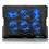 Cooler para Notebook com 6 Fans Led Azul Hexa Cooler - AC282 - Multilaser'