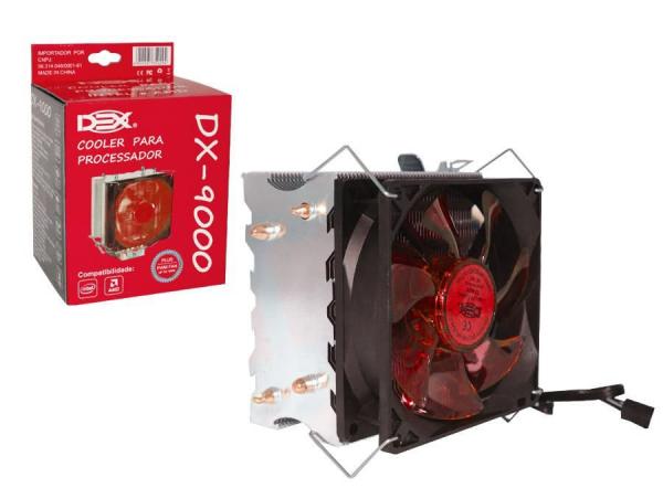 Cooler para Processador INTEL e AMD Vermelho DX-9000 DX-9000 DEX