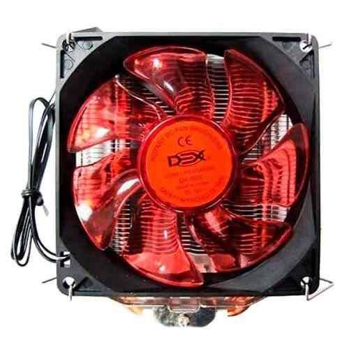 Cooler Universal Intel e Amd Gammer Led Vermelho 2 Fan 92x92 Dex-9100d