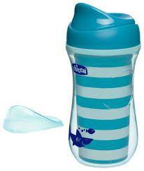 Copo Chicco Active Cup - 14m+ Listra Azul