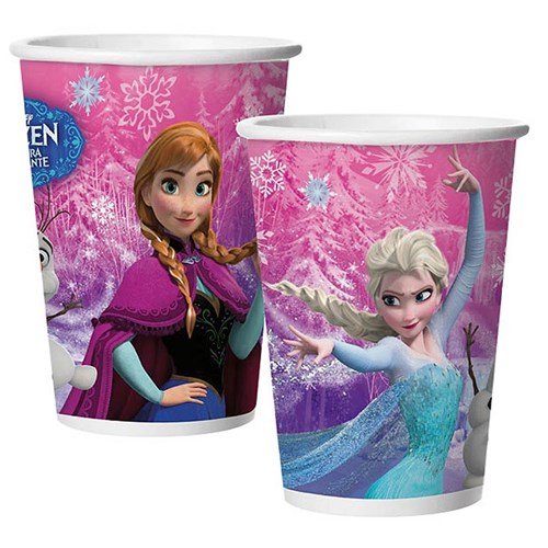 Copo de Papel 180ml Frozen Disney - 08 Unidades
