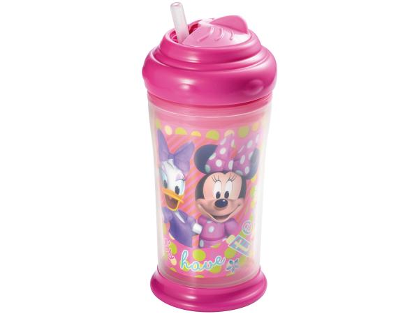 Copo para Bebê Térmico com Canudo 240ml - Multikids Baby Minnie