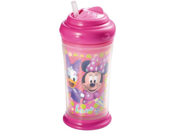 Copo para Bebê Térmico com Canudo 240ml - Multikids Baby Minnie