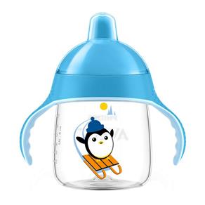 Copo Pinguim Azul - BPA Free - 260ml - Philips Avent